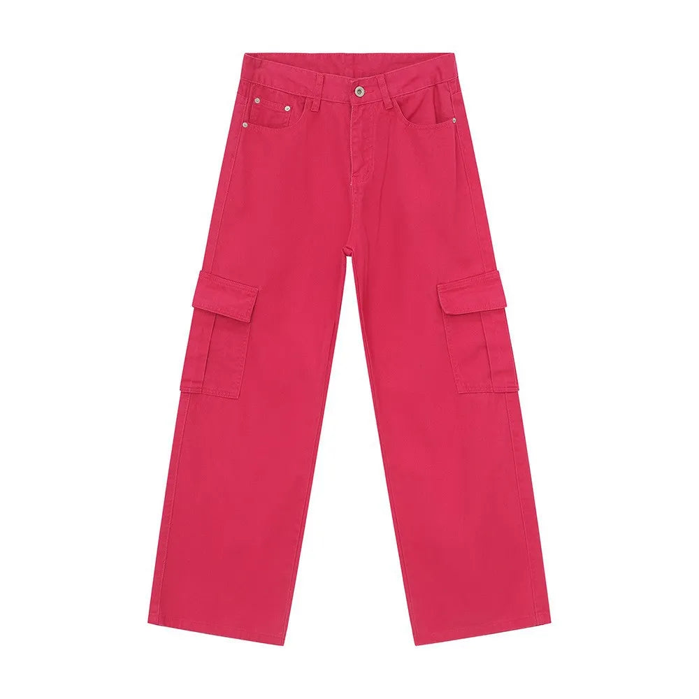 Wide Leg Cargo Jeans