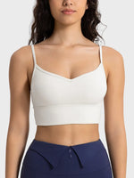 Millennia Spaghetti Strap Sport Bra - Ladyez
