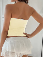Bow Detail Tube Top - Ladyez