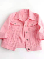 Full Size CroppedDenim Jacket Plus Size
