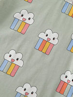 Children's Cloud Rainbow Print T-Shirt