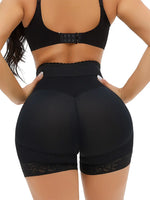Full Size Lace Detail Hook-and-Eye Shaping Shorts - Ladyez