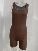 Wide Strap Slim Fit Romper