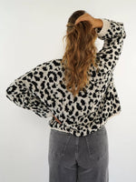 Leopard Tie-Front Cardigan