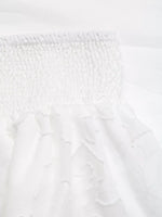 Smocked Crop Top & Ruffle Mini Skirt Set