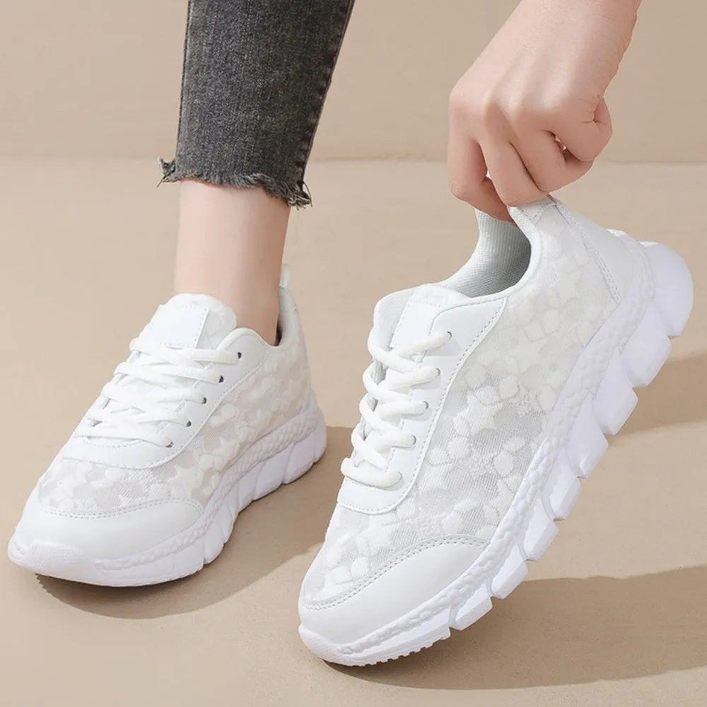 Round Toe Flats Athletic - Ladyez