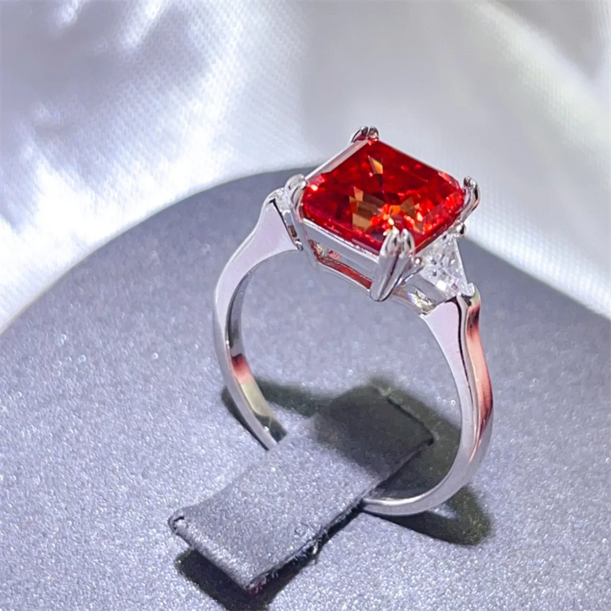 3 Carat Moissanite 925 Sterling Silver Ring - Ladyez