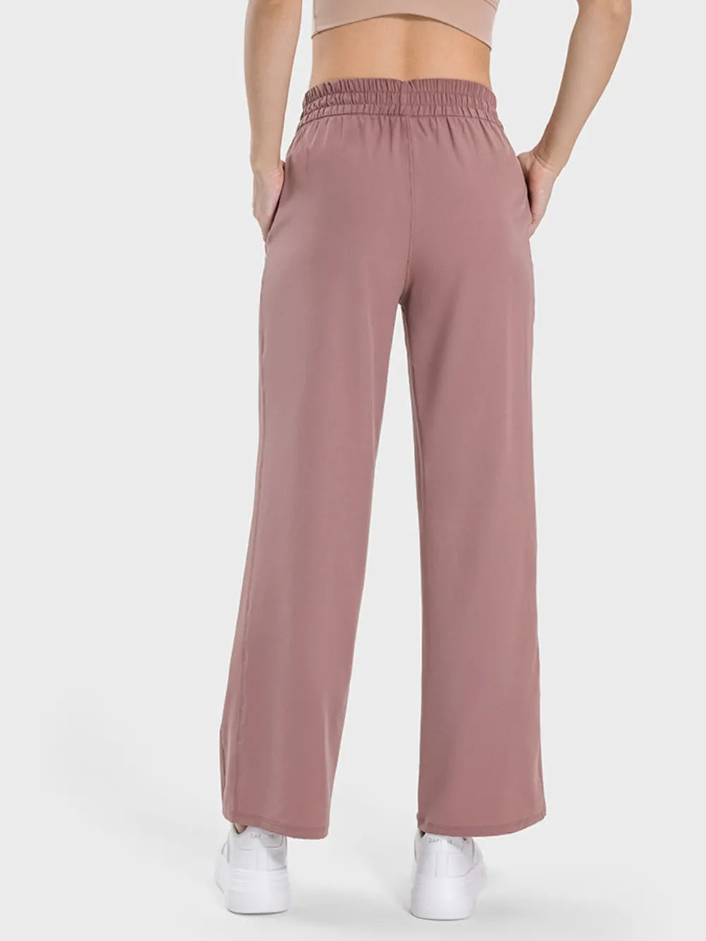 Millennia Drawstring Pocketed Active Pants - Ladyez