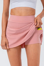 High Waist Pleated Active Skirt - Ladyez