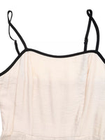 Contrast Trim Wide Leg Jumpsuit