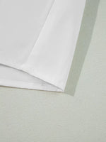 Elegant Contrast Bow-Tie Ruffle Blouse