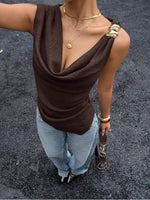 Cowl Neck Cami Top