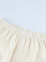 Contrast Trim Button Up Top and Pants Lounge Set