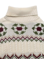 Cable Knit Turtleneck Sweater