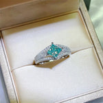 1 Carat Moissanite 925 Sterling Silver Ring