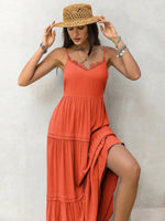 Lace Detail V-Neck Cami Dress - Ladyez