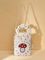 Drawstring Bucket Crossbody Bag