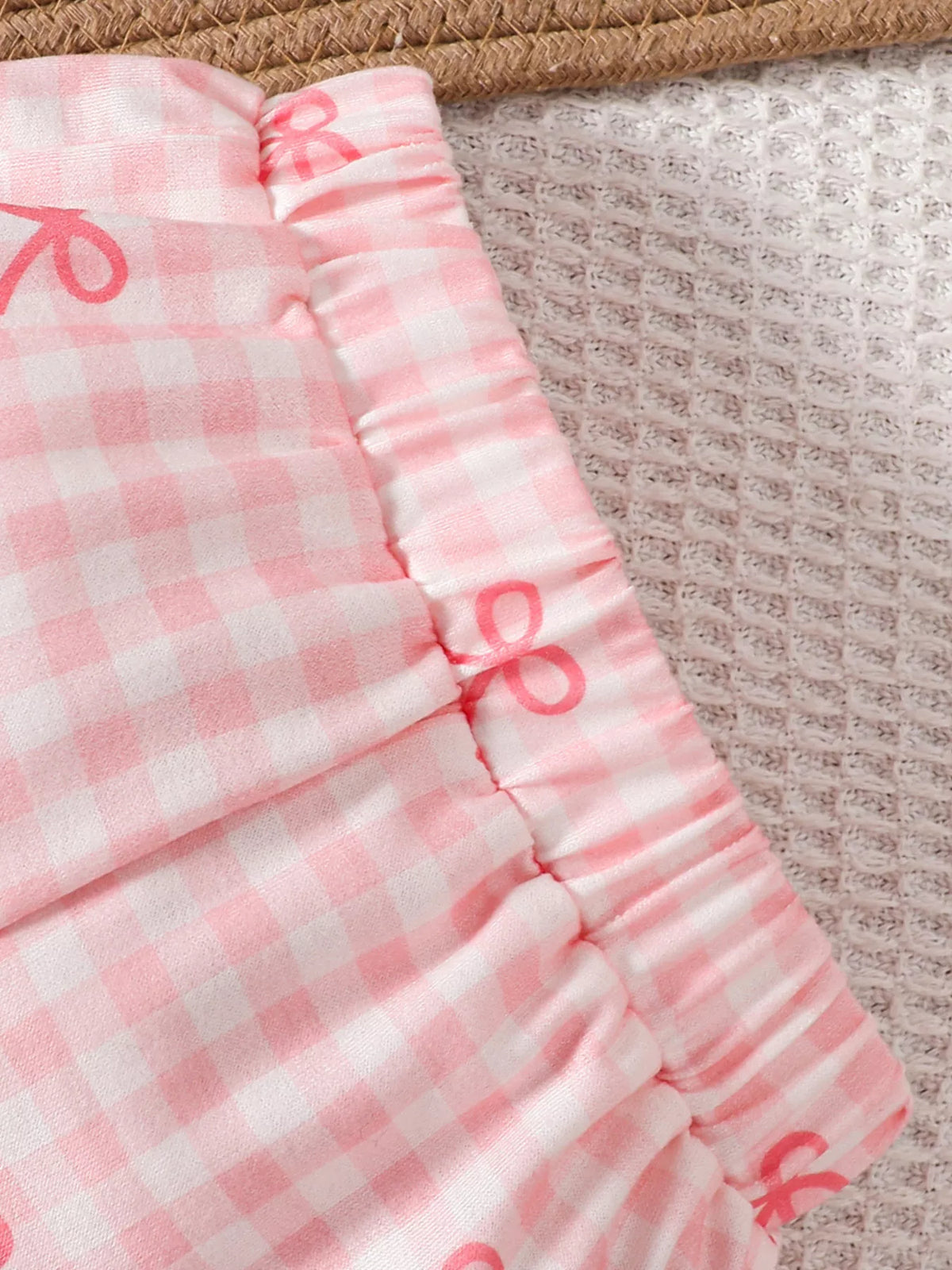 Children's Bow Long Sleeve Top and Pants Set