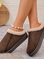 Cozy Faux Fur Lined Slippers - Ladyez
