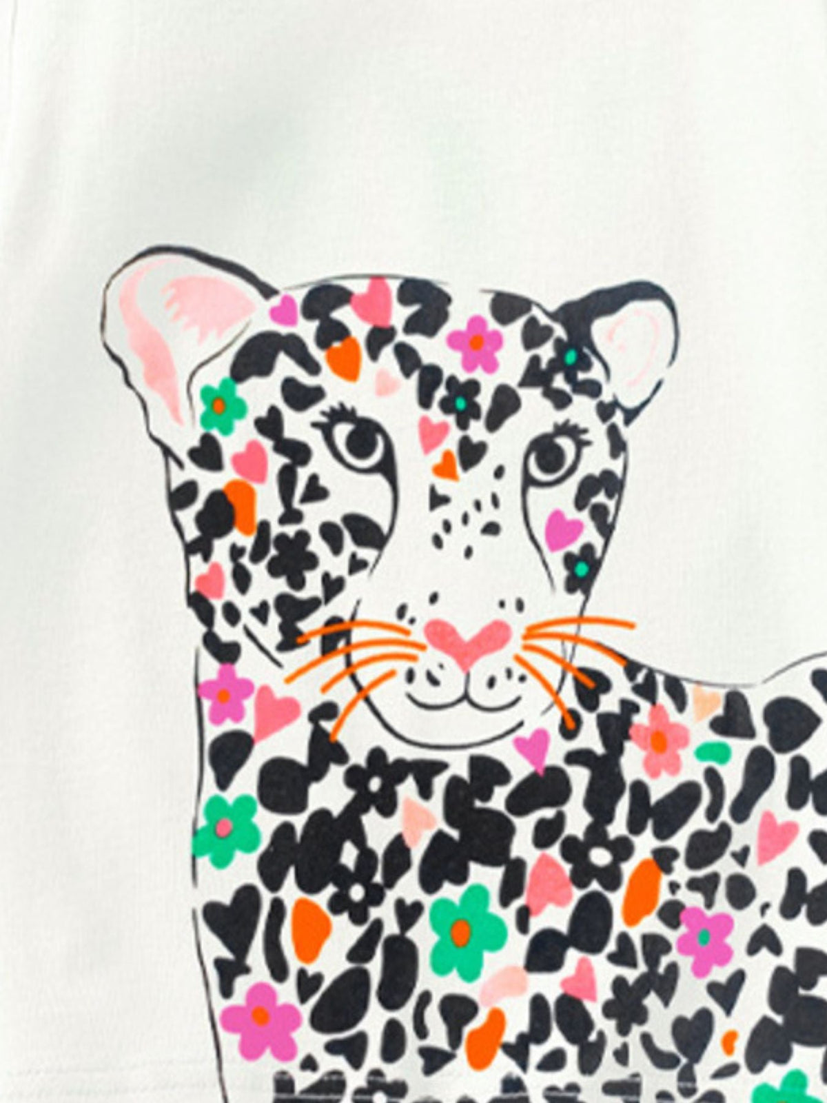Children's Leopard Short Sleeve T-Shirt