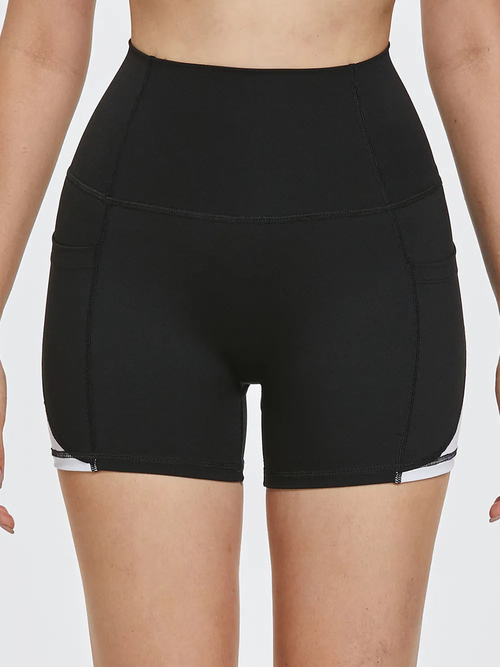 High Waist Active Shorts - Ladyez