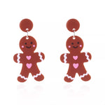 Christmas Acrylic Dangle Earrings