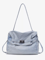 Vintage Denim Shoulder Bag