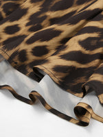 Leopard Print Bodycon Maxi Skirt
