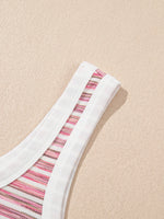 Striped Scoop Neck Tank Top