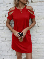 Cold Shoulder Mini Dress