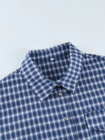 Oversized Plaid Button Up Shirt