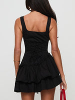 Ruffled Layered Mini Dress