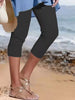 Full Size Cropped Casual Leggings Plus Size