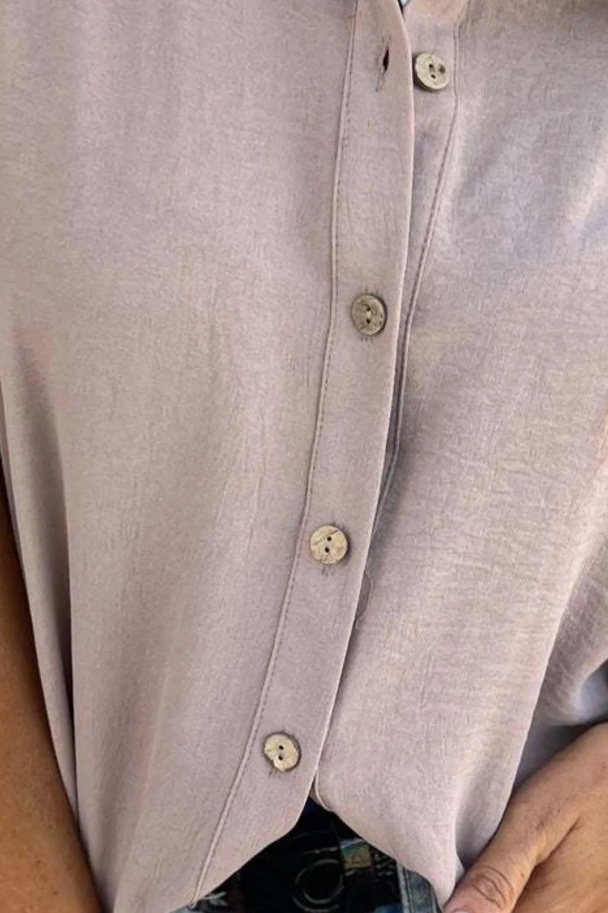 Full Size Casual Button Down Short Sleeve Loose Shirt Plus Size - Ladyez