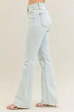 Judy Blue Full Size Destroy & Fray Hem Bootcut Jeans Plus Size - Ladyez