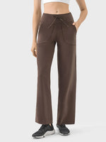 Millennia Drawstring Active Pants with Pockets - Ladyez