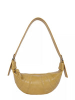 Crescent-Shaped Crossbody Bag