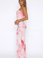 Printed Tube Top and Skirt Set