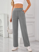 Lovelet High Waist Active Pants with Pockets - Ladyez
