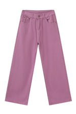 Wide Leg Jeans with Pockets