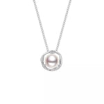 925 Sterling Silver Pearl Pendant Necklace