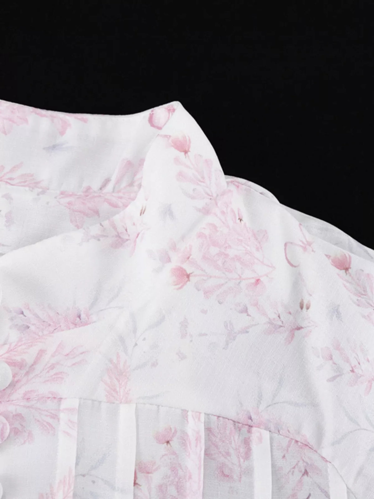 Floral Print Layered Ruffle Dress