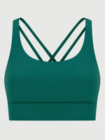 Millennia Crisscross Scoop Neck Active Tank - Ladyez