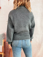 Button Up Long Sleeve Cardigan