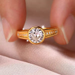 1.2 Carat Moissanite 925 Sterling Silver Ring