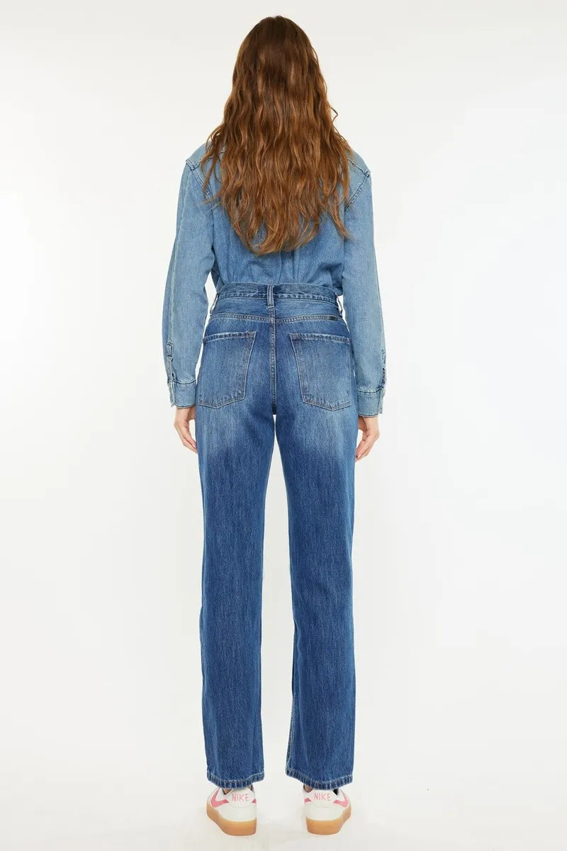 Kancan Ultra High Rise 90's Boyfriend Jeans - Ladyez