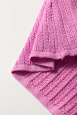Textured Square Neck Half Sleeve Top