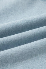 Light Wash Utility Pocket Straight Leg Jeans