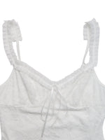 Lace Frill Strap Bodysuit