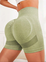 High Waist Active Shorts - Ladyez